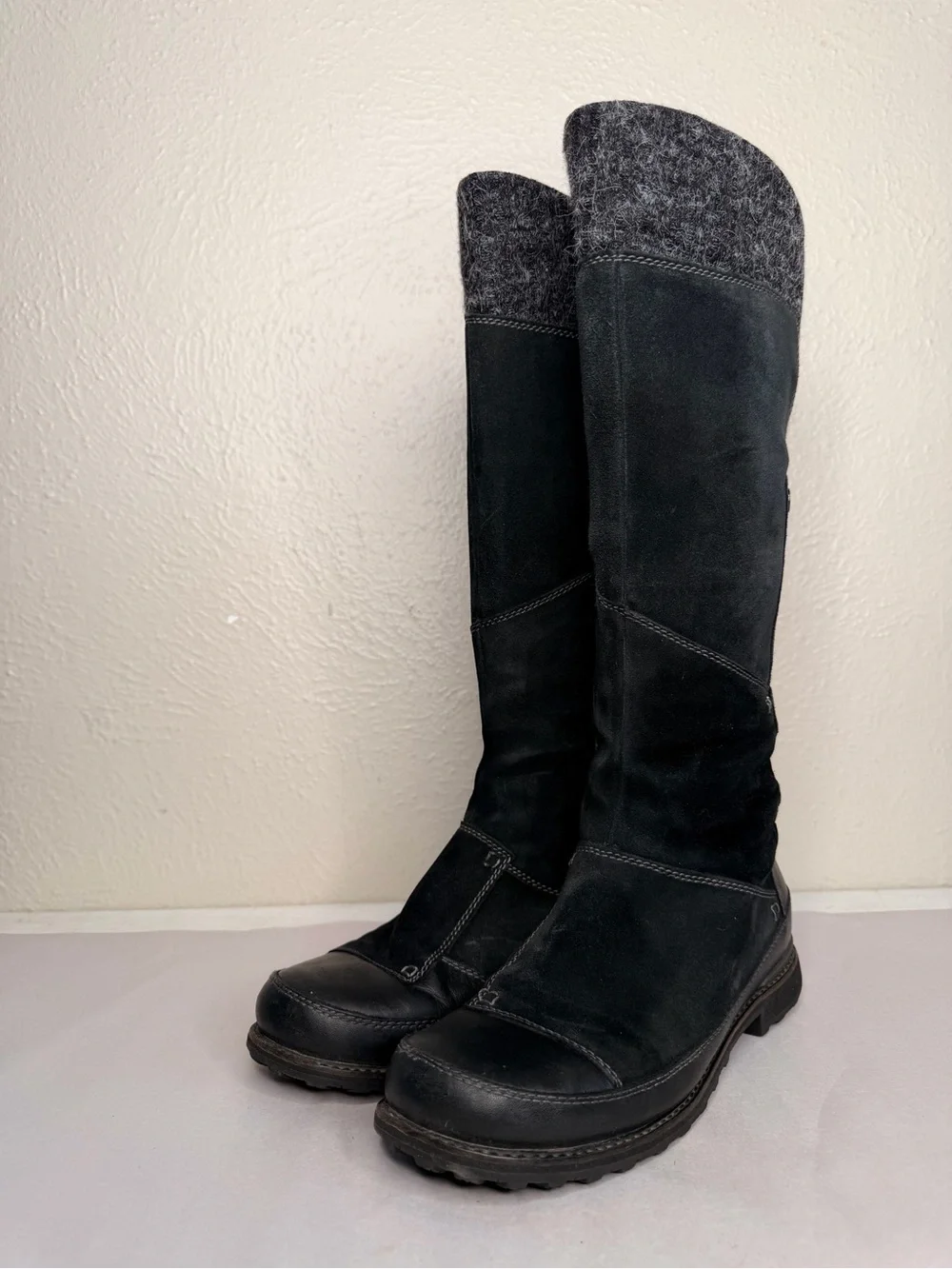 The North Face Snowtropolis tall black boots